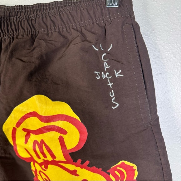 Cactus Jack by Travis Scott x Mcdonalds Illustrated Men's M Graphic shorts - Picture 2 of 6